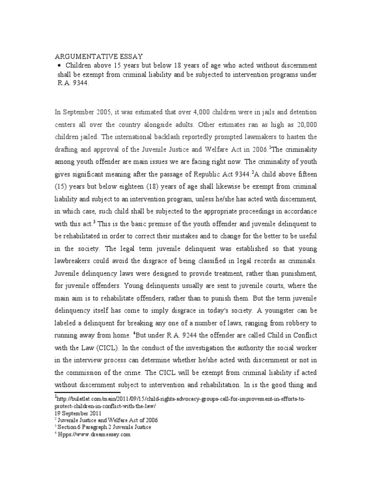 Juvenile justice system problems essay picture