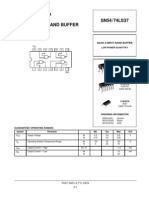 Quad 2-Input Nand Buffer SN54/74LS37: Low Power Schottky