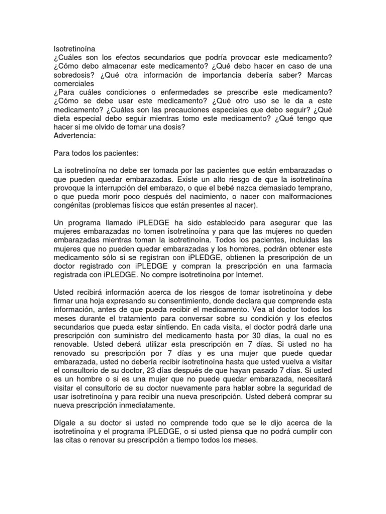 Ordenar isotretinoina en línea