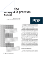 El Derecho Frente A La Protesta Social