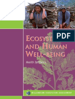 Health Synthesis-Ecosystems and Human Well-Being