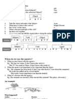 How and When To Form The Passive