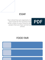 Essay Food Fair