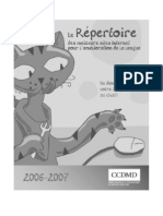 Repertoire Amelioration Francais