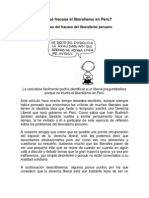 13 Razones Del Fracaso Del Liberalismo Peruano