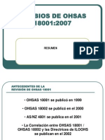 Actualización OHSAS 18001