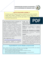 Documento Presentacion Estudios Ingenieria Quimica Ugr