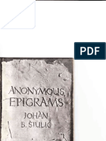 Anonymous Epigrams