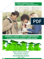 Katalog Vyšších Odborných Škol, Vysokých Škol A Univerzit V Jihočeském Kraji