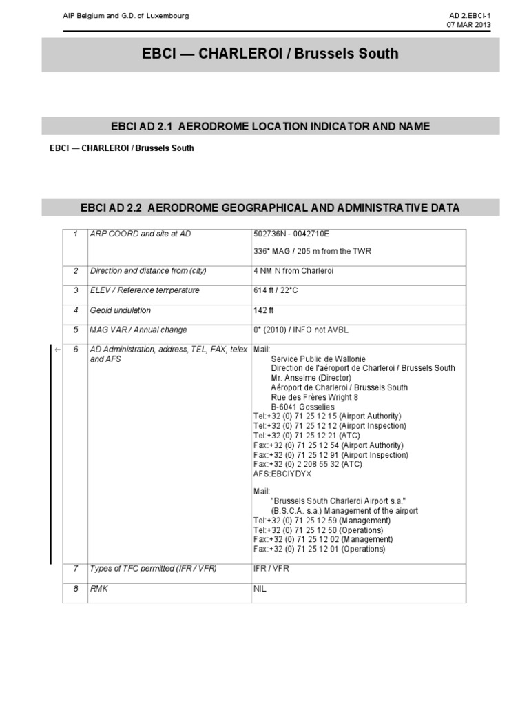 Aip Ebci | PDF | Visual Flight Rules | Instrument Flight Rules