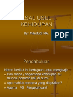 Asal Usul Kehidupan