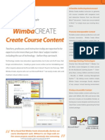 Wimba Create Brochure