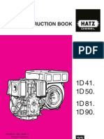 Hatz Diesel INSTRUCTION BOOK