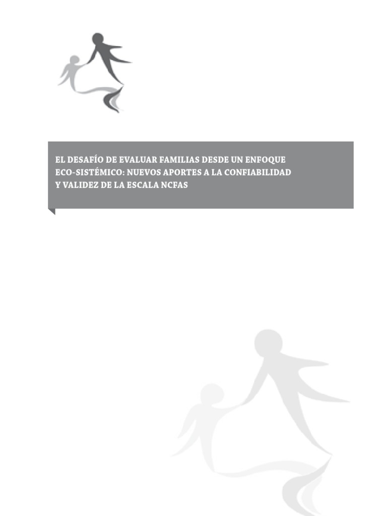El Desafio de Evaluar Familiar - NCFAS | PDF | Teoría de apego ...