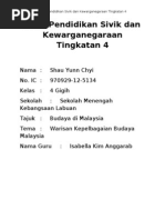 Download Folio Pendidikan Sivik Dan Kewarganegaraan Tingkatan 4 by hacker111297_6701114 SN142068345 doc pdf