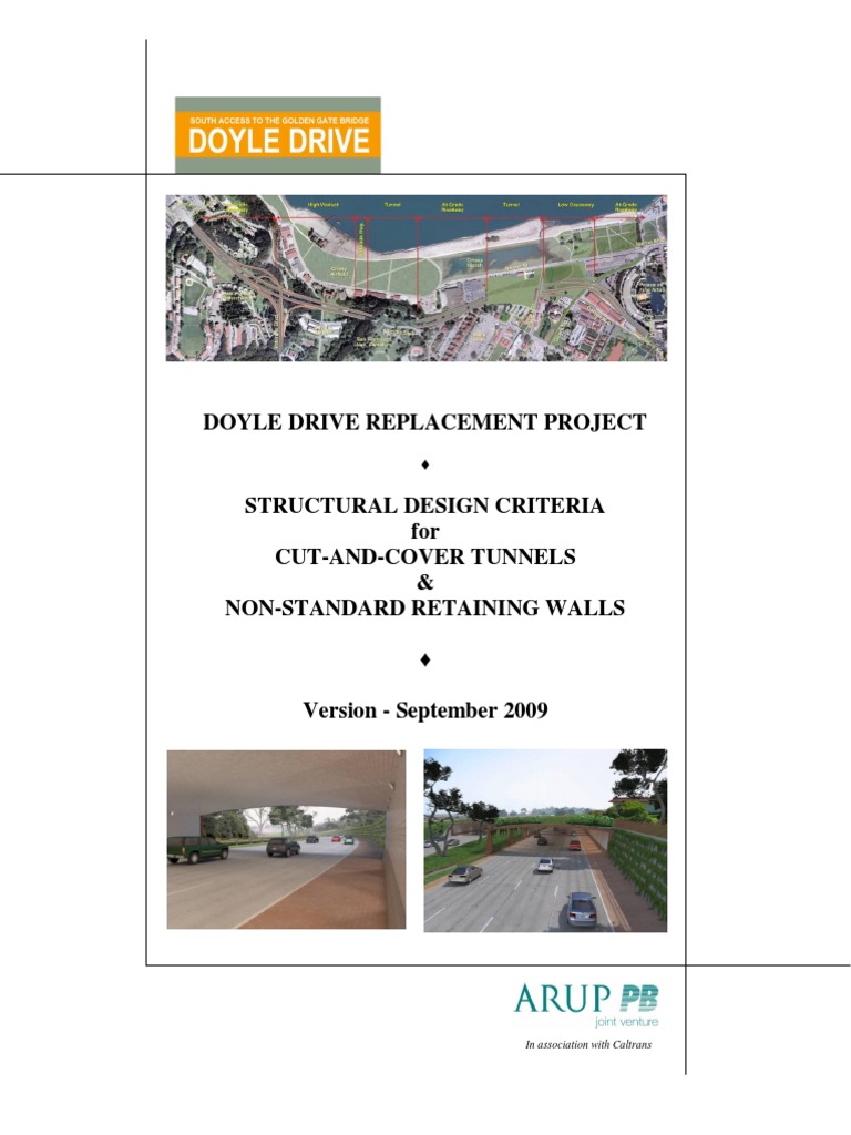 Structural Design Criteria | PDF | Geotechnical Engineering | Tunnel