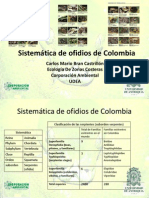 Sistematica de Ofidios de Colombia