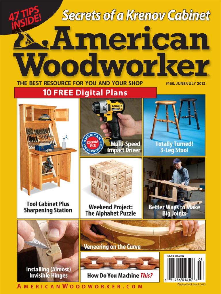 American Woodworker 160 (June-July 2012) | PDF | Wood | Nature
