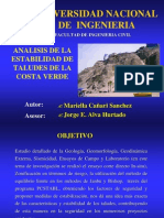 Analisis de La Estabilidad de Taludes Costa Verde (36pag)