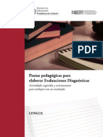 Pautas Pedagogicas Para Elaborar Evaluaciones Diagnosticas