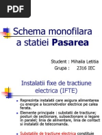 Schema Monofilara A Statiei Pasarea