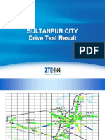 Sultanpur City Drive Test Result