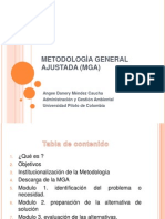 Metodologìa General Ajustada (Mga)