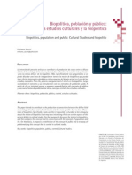 Sacchi - Biopolítica, Población y Público (Unisinos) PDF