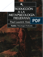 Assoun Paul Laurent - Introduccion a La Metapsicologia Freudiana