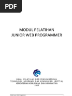Download Modul Junior Web Programmer by Kian Santang IV SN142136958 doc pdf