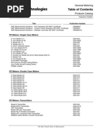 General Metering Products Catalog