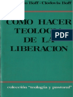 Boff Leonardo - Como Hacer Teologia de La Liberacion