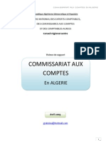 Commissariat Aux Comptes en Algerie - ABDUU - Avril 2009