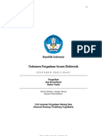 Dokumen Pengadaan Secara Elektronik Jasa Konsultansi Badan Usaha Metode e-Seleksi Umum (dengan Prakualifikasi