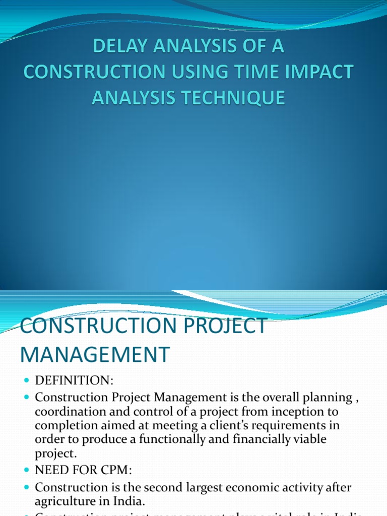 Construction Project Management Overview | PDF | Project Management ...