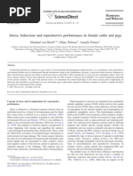 Download Stress Behaviour and Reproductive Performance in Female Cattle and Pigs by Thu Y 2007 SN14216230 doc pdf