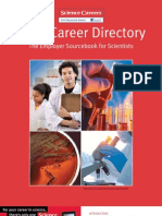 2013 Career Directory: The Employer Sourcebook For Scientists