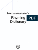 Merriam Webster's.rhyming.dictionary