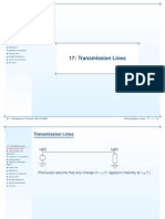 Transmission Line Equations Analysis