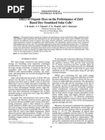 Download Effect of Organic Dyes on the Performance of ZnOBased DyeSensitized Solar Cells by Mahir Asif Shadman SN142176541 doc pdf