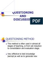 Questioning AND Discussion