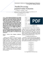 P For Finge Parallel Processing Erprint Feature Extract Ion