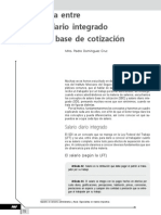 Diferencia entre salario diario integrado y salario base de cotización