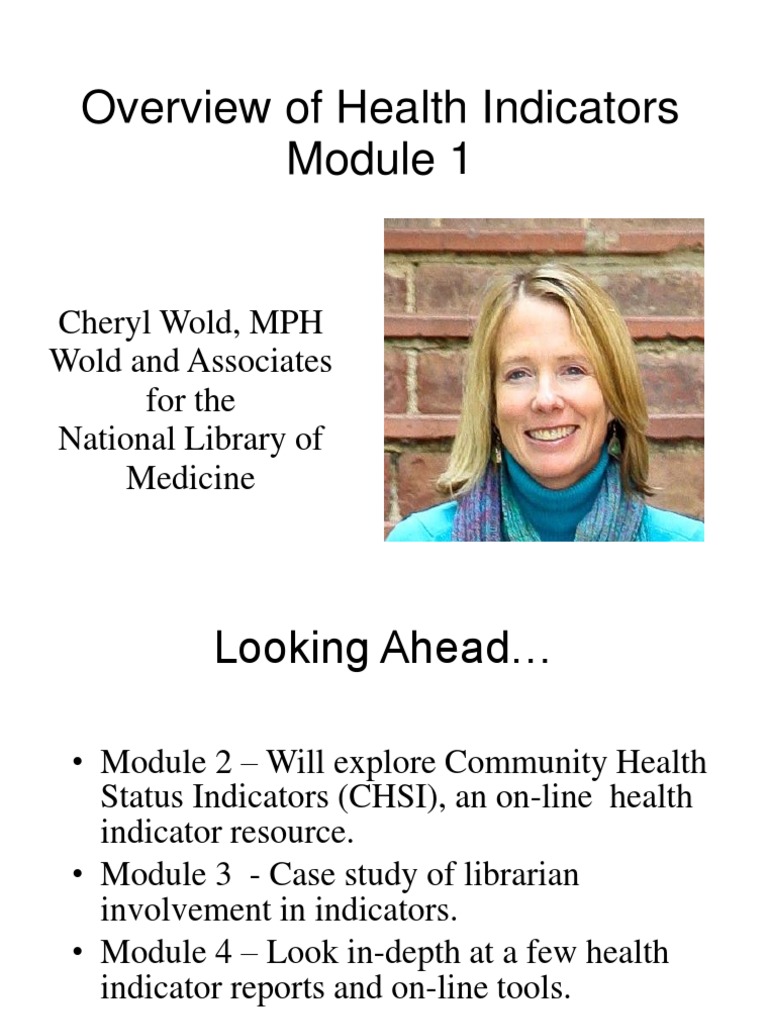 Overview of Health Indicators PDF Medicare (United States) Medicaid