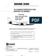 Airplane Characteristics For Airport Planning: Including Saab-Fairchild 340A Saab SF 340A Saab 340B