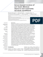 An evidence-based review of
botulinum toxin (Botox)
applications in non-cosmetic
head and neck conditions