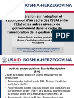 La Coopération Sur L'adoption Et L'application D'un Cadre Des ISSAI Entre L'état Et Les Autres Niveaux de Gouvernement Dans Le Cadre de L'amélioration de La Gestion Financière