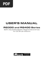 User'S Manual: RG300 and RG400 Series