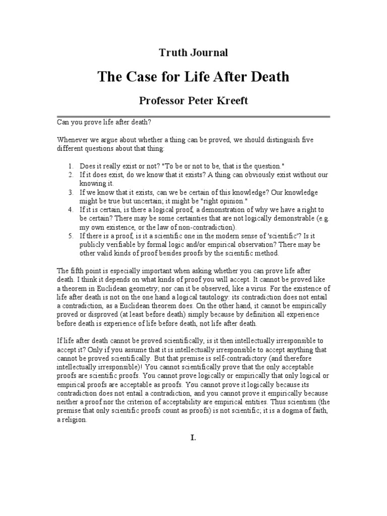 Truth Journal | PDF | Mathematical Proof | Soul