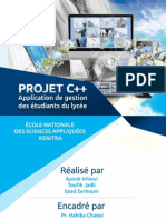 Rapport Projet C++ - Gestion Etudiant